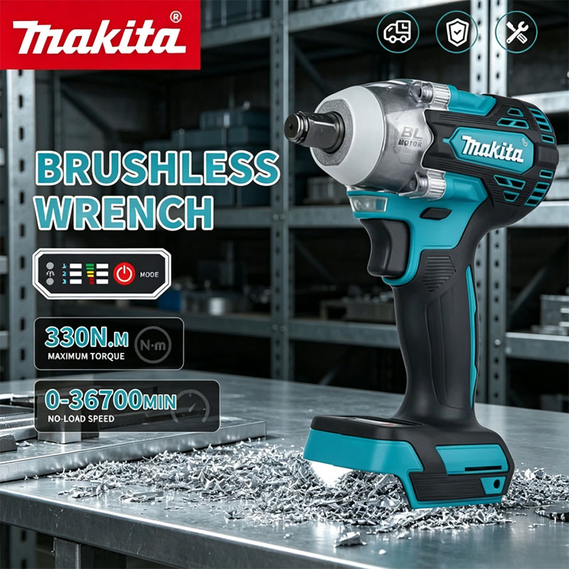 Makita Drill Dtw300 - Makita DTW300 18V Borstelloze Hoge-Koppel Accu-slagmoersleutel