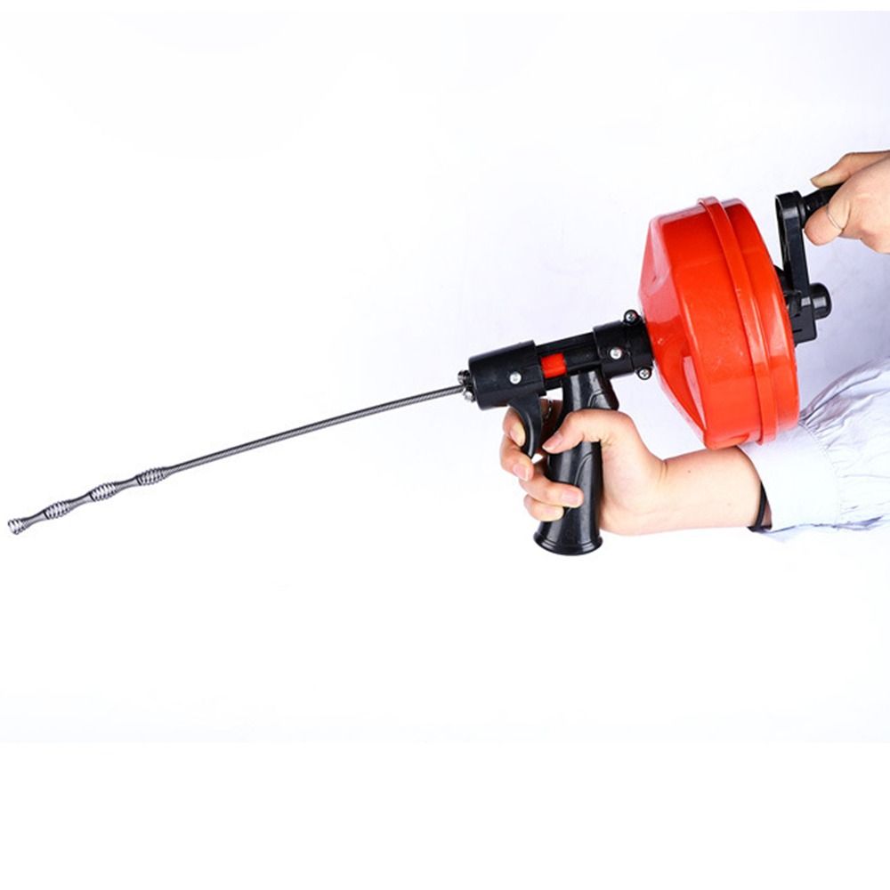 Drain Snake Flexible - Professionele afvoerontstopper, handmatig/elektrisch, flexibele buisontstopper, 5-10m