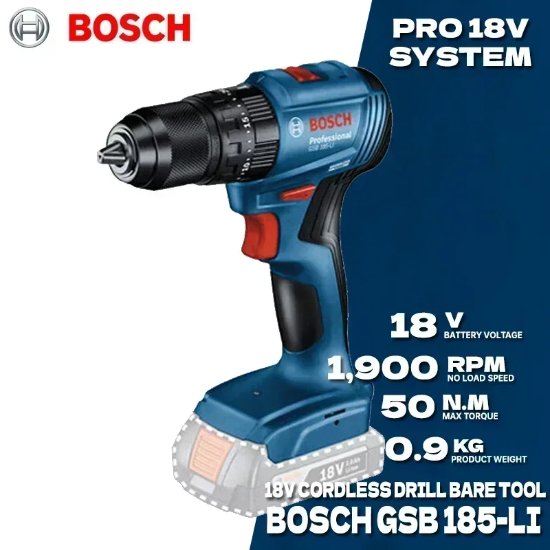 Bosch GSB 185-LI 18V accu-slag - Bosch Drill Gsb 18V recensie en prijs