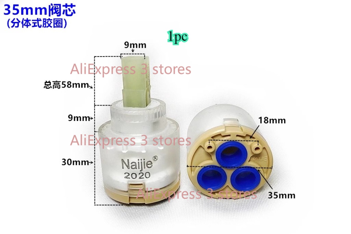 1pcs 28mm/35mm/40mm Water Meng - Basin Mixer Cartridge recensie en prijs
