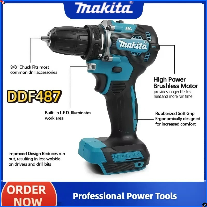 Makita DDF487 Borstelloze schr - Makita Drill Ddf484 recensie en prijs